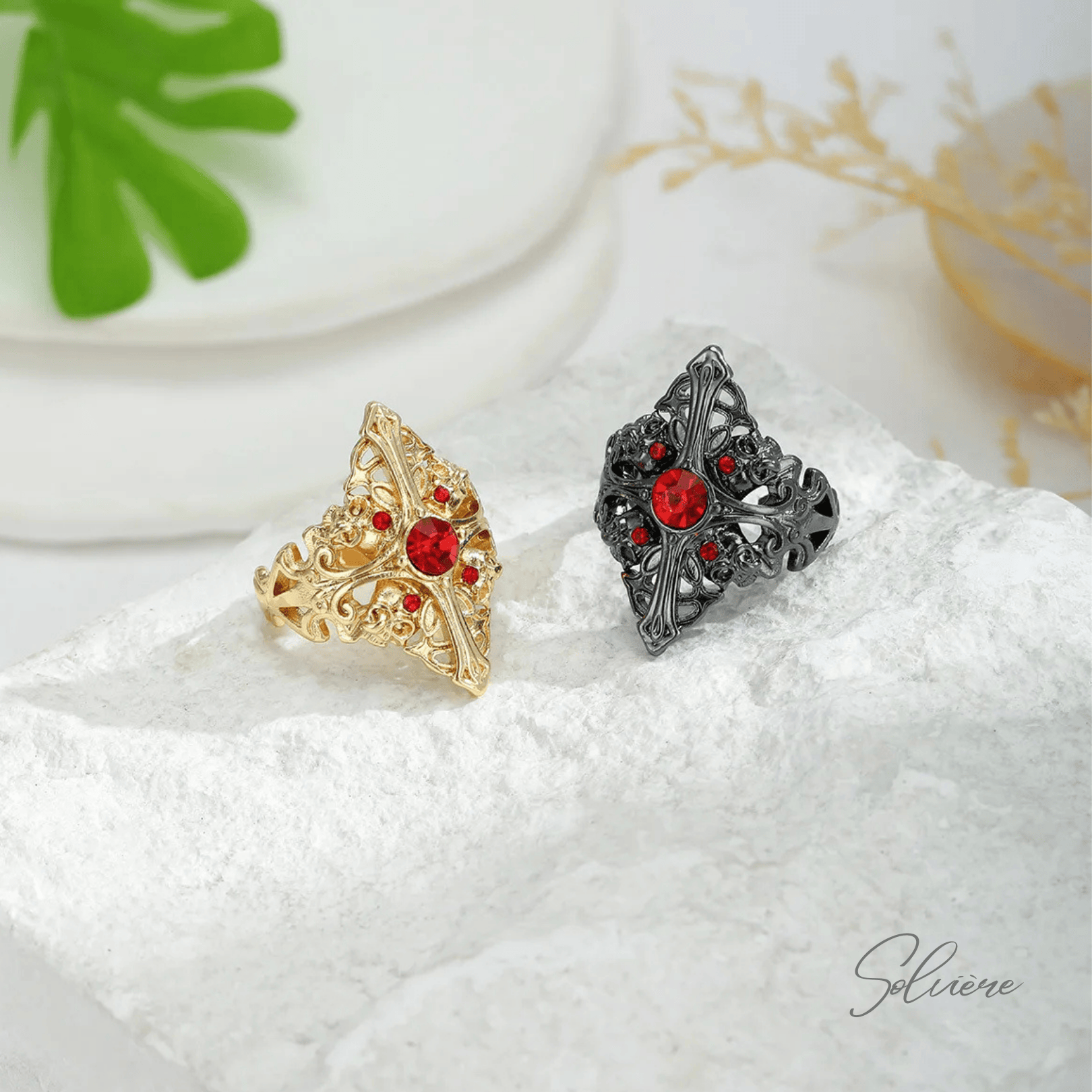 RED RETRIBUTION RINGS